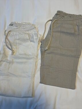 Bundle of Roxy Oceanside Linen pants XS